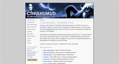 Desktop Screenshot of cthulhumud.com