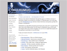 Tablet Screenshot of cthulhumud.com